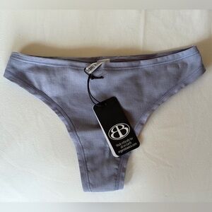NWT Organic Basics Core Rib Thong